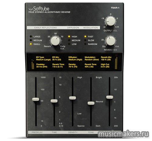 Softube - TSAR-1 Reverb v2.5.9 SSX, VST, VST3, AAX (MODiFiED) x64 R2R