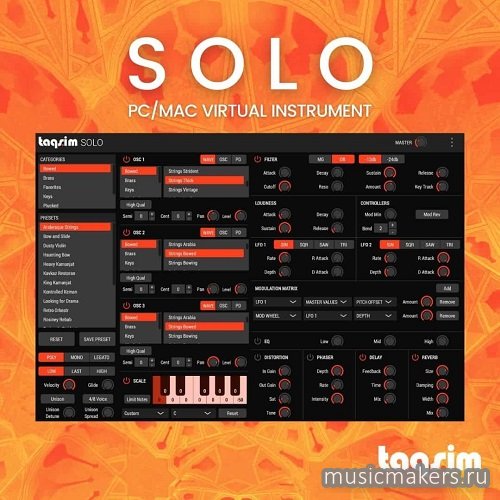 TAQS.IM - SOLO 1.1.4 STANDALONE, VSTi3, AAX x64