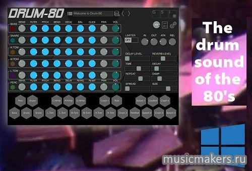 Genuine Soundware - Drum-80 v1.0.0 SAL, VSTi, VSTi3 x64