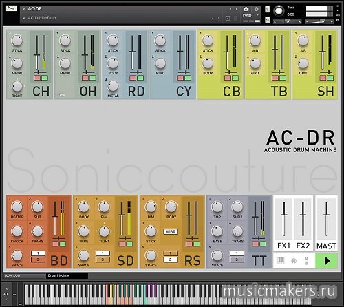 Soniccouture - AC-DR Acoustic Drum Machine (KONTAKT)