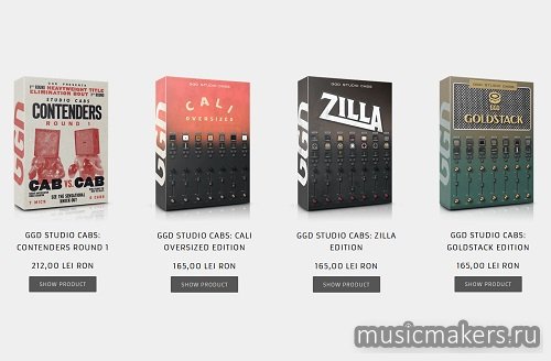 GetGood Drums - GGD Studio Cabs Bundle SAL, VST3, AAX x64 [30.06.2024]