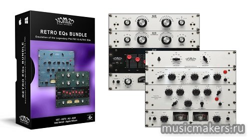 Nomad Factory - Retro EQs Bundle v2.1.0 VST, VST3, AAX x64 [30.06.2024] R2R