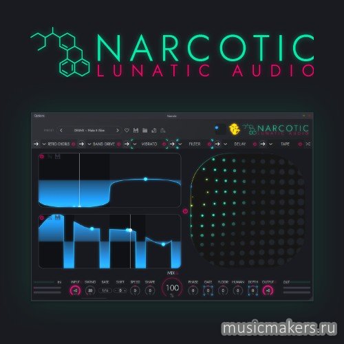 Lunatic Audio - Narcotic v1.0.2096 VST, VST3, AAX [V.R]