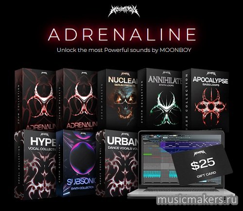 MOONBOY - ADRENALINE + Expansion (MIDI, WAV, SERUM, ABLETON, FL STUDIO)