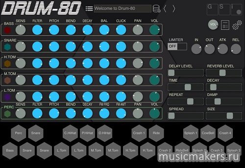 Genuine Soundware - Drum-80 v1.1.0 SAL, VSTi, VST3i x64