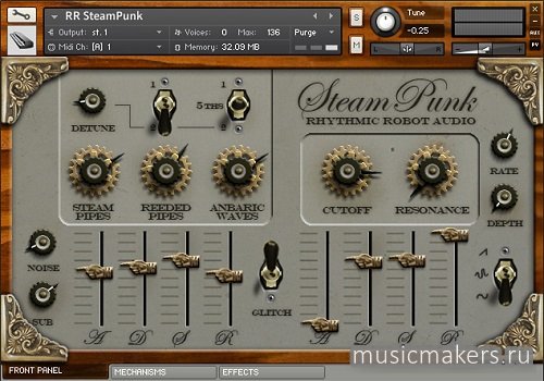 Rhythmic Robot Audio - SteamPunk (KONTAKT)