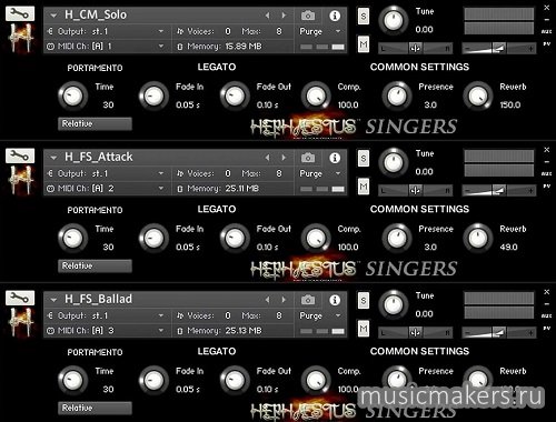 Hephaestus Sounds - Singers (KONTAKT)