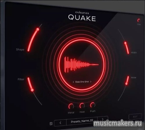 Cymatics - QUAKE Bass Engine v1.0.0 VSTi3, AAX x64 [GTA]