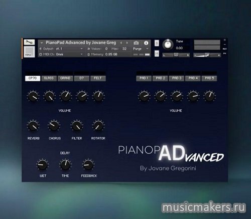 GSamples - PianoPad Advanced (KONTAKT, WAV)
