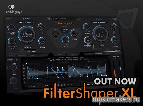 CableGuys - FilterShaper XL v1.0.5 VST, VST3, AAX x64 [V.R]