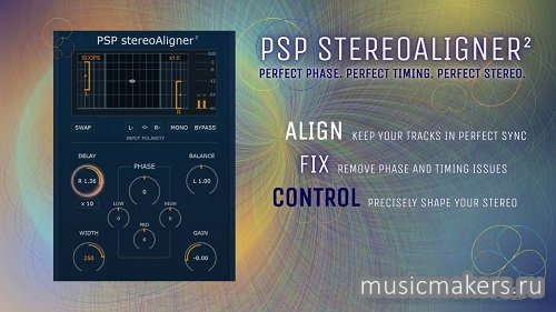 PSPaudioware - PSP stereoAligner2 v2.0.0 VST, VST3, AAX x64 [R2R]