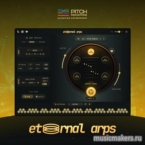 Pitch Innovations - Eternal Arps 1.0.3 STANDALONE, VST, VST3, AAX x64 [R2R]