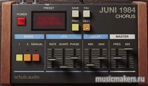 schulz.audio - JUNI 1984 CHORUS v1.1.2147 VST, VST3, AAX x64 [SEnki]