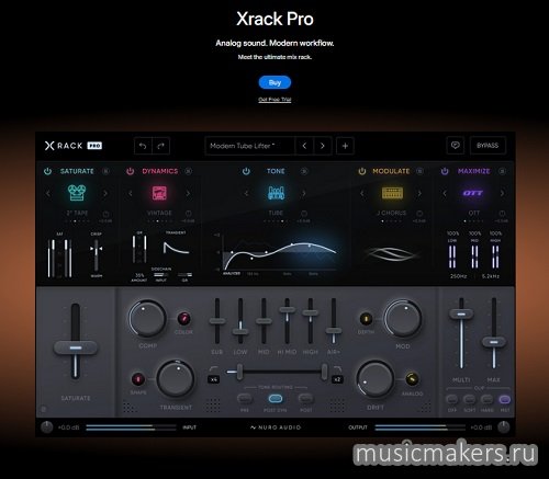 Nuro Audio - Xrack Pro v1.5.1 VST3, AAX x86 x64 [R2R]