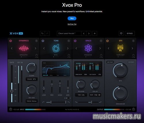 Nuro Audio - Xvox Pro v1.5.2 VST3, AAX x64 [R2R]
