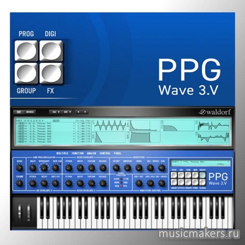 Waldorf - PPG Wave 3 V v2.0.1 VSTi, VSTi3, AAX x64 [R2R]