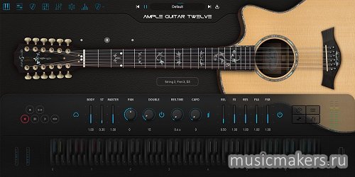 Ample Sound - Ample Guitar Twelve 4.0.1 STANDALONE, VST, VST3, ААХ, AU WIN.OSX х64