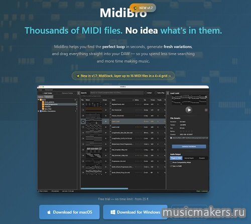 ivoschi - MidiBro 1.7.0 VSTi3 x64 [It Used]