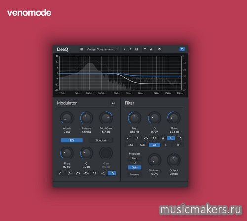Venomode - DeeQ v1.6.0 VST, VST3, AAX x64 [R2R]