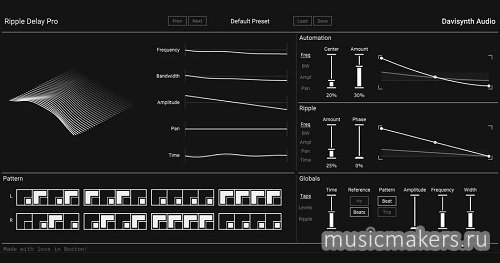Davisynth Audio - Ripple Delay Pro 1.0.3 , 1.0.99 BETA (1.1b3) VST3 x64 [GAMESENSE]