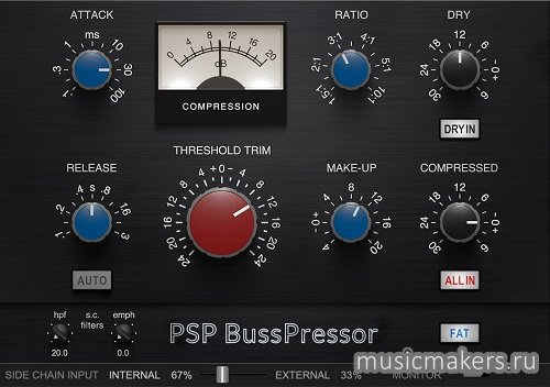 PSPaudioware - PSP BussPressor v.2.1.0 VST, VST3, AAX x64 [R2R]