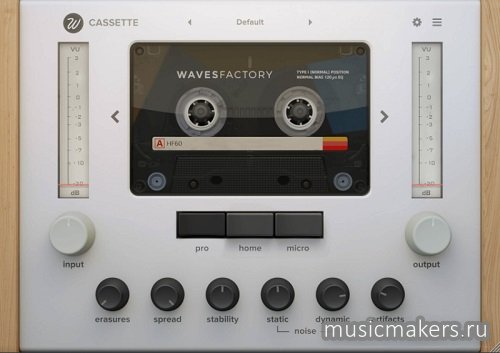 Wavesfactory - Cassette v1.0.7 VST, VST3, AAX х64 [R2R]