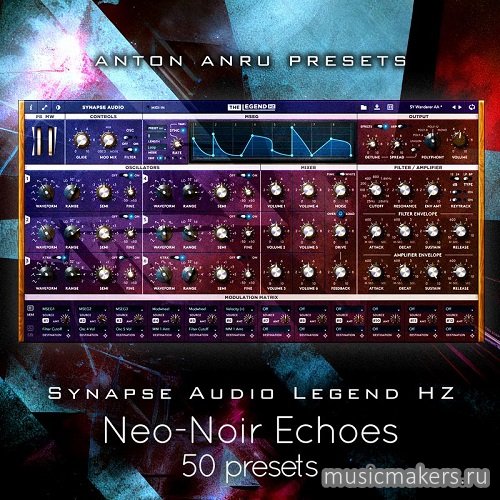Anton Anru - Presets Synapse Audio Legend HZ - Neo-Noir Echoes (SYNTH PRESET)