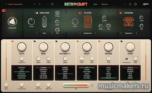 UJAM - RETROCRAFT v.1.0.0 VST, VST3, AAX x64 [R2R]