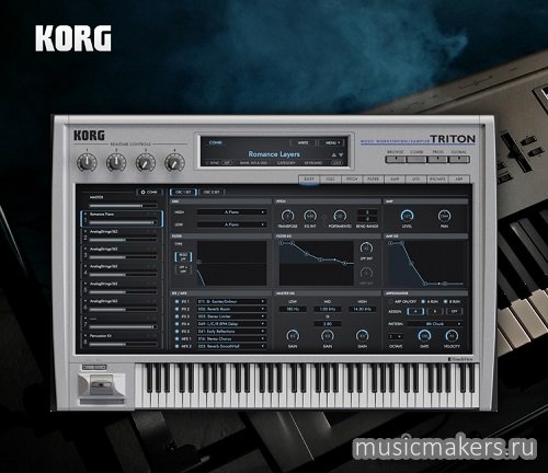 KORG - TRITON v1.4.7 STANDALONE, VSTi, VSTi3, AAX x64 [R2R, RET]
