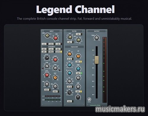 PAA Audio - Legend Channel v.1.24 Rev1 VST3, AAX x64 [BUBBiX]