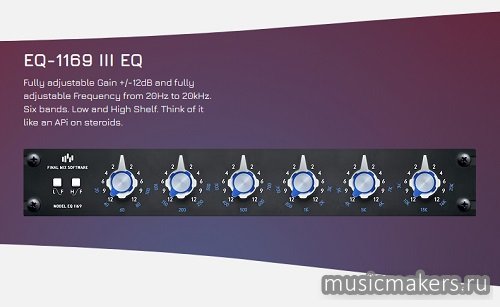 Final Mix Software - EQ-1169 III EQ v.3.0.0 VST, VST3, AAX, AU WIN.MAC x64