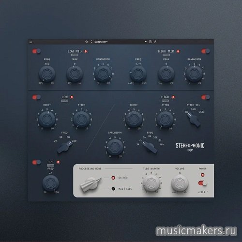 AIR Music Technology - Stereophonic EQP v1.0.2.255 VST, VST3, AAX x64 [R2R]