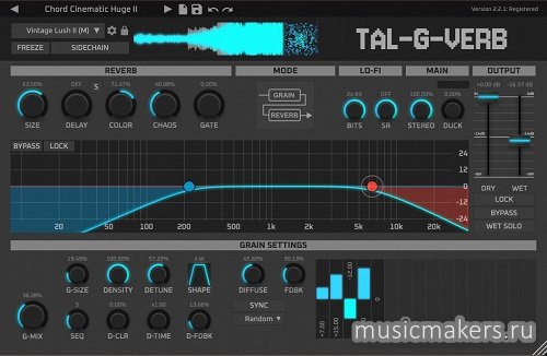 TAL Software - TAL-G-Verb v2.2.4 VST, VST3, AAX, CLAP x64 [R2R]
