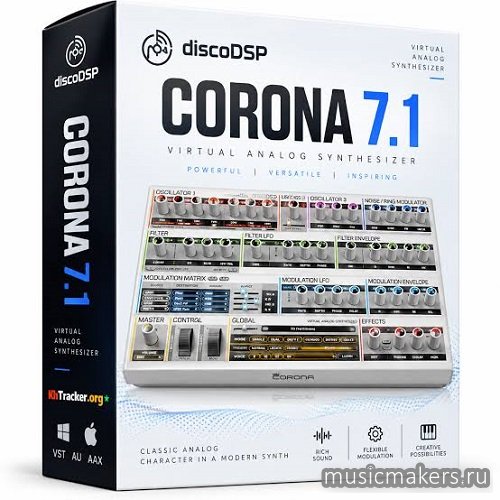 DiscoDSP - Corona v7.1.0 STANDALONE, VSTi, VSTi3, AAX x64 [R2R]
