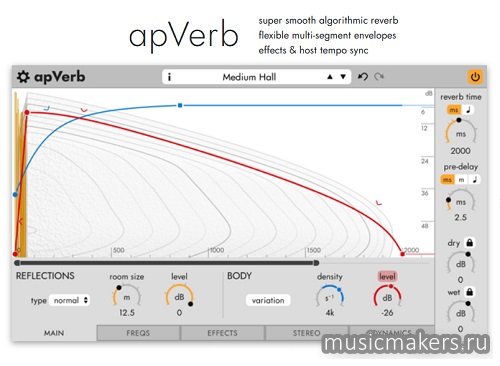 ApulSoft - ApVerb v.1.2.4 VST, VST3, AAX x64 [R2R]