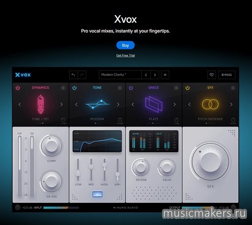 Nuro Audio - Xvox v.1.1.5 VST3, AAX x64 [R2R]