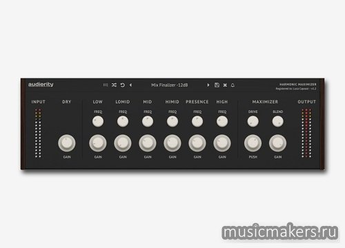 Audiority - Harmonic Maximizer v.1.3.1 VST3, AAX x64 [Regged-R2R]