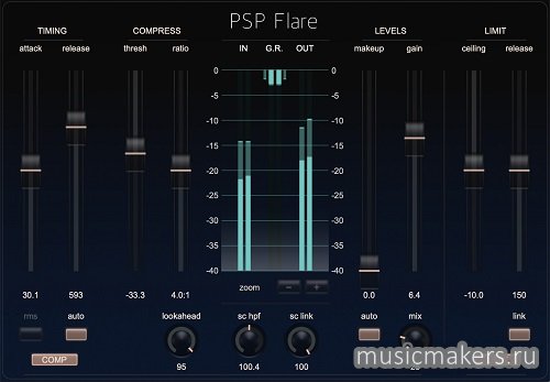 PSPaudioware - PSP Flare v1.1.1 VST, VST3, AAX х64 [R2R]