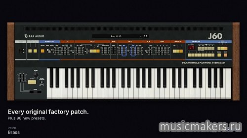 PAA Audio - J60 v1.0.0 VSTi3 x64 [MOCHA]